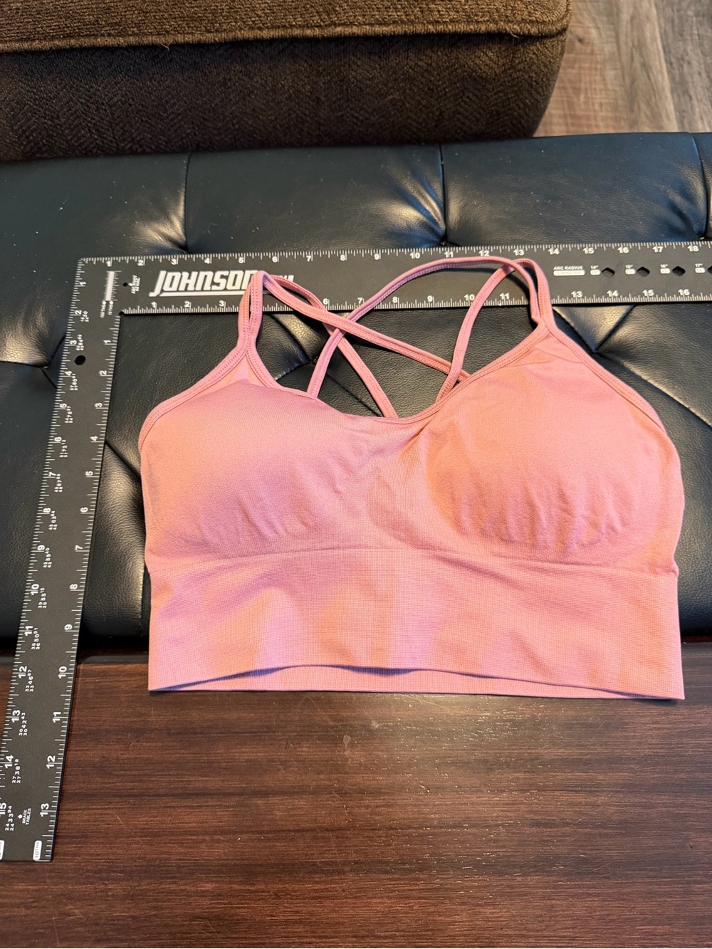 Seamless Strappy Bralette - Pink
